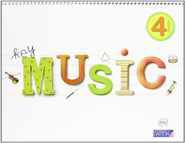 portada (12). Key Music 4º. Primaria. *Musica en Ingles* (in English)