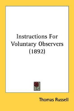 portada instructions for voluntary observers (1892) (in English)