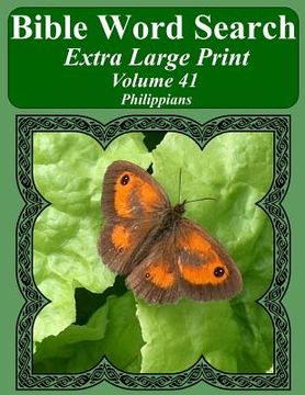 portada Bible Word Search Extra Large Print Volume 41: Philippians (en Inglés)