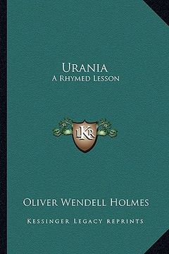 portada urania: a rhymed lesson a rhymed lesson (in English)