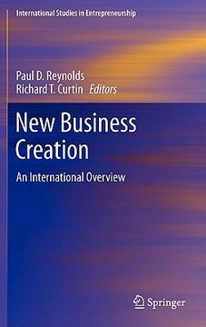 portada new business creation: an international overview (en Inglés)