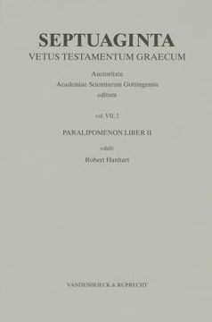 portada Septuaginta. Band 7,2: Paralipomenon Liber II (en Alemán)