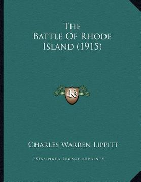 portada the battle of rhode island (1915) (en Inglés)