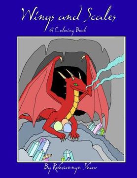 portada Wings and Scales: A Coloring Book (in English)