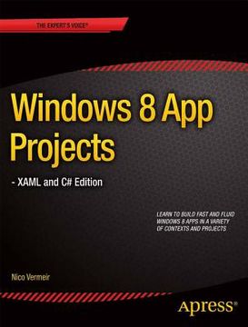portada windows 8 app projects - xaml and c# edition (en Inglés)
