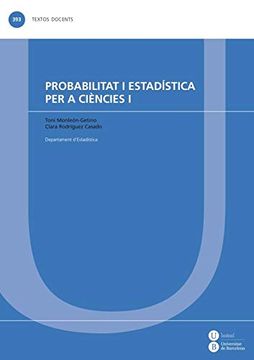 portada Probabilitat i Estadística per a Ciències i (Textos Docents) (en Catalá)