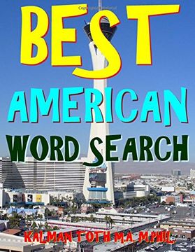 portada Best American Word Search: 133 Extra Large Print Entertaining Themed Puzzles