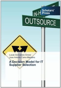 portada A Decision Model for IT Supplier Selection