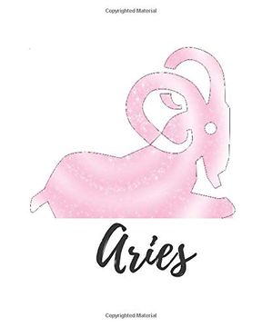 portada Aries: Grimoire Spell Casting Journal Pink 