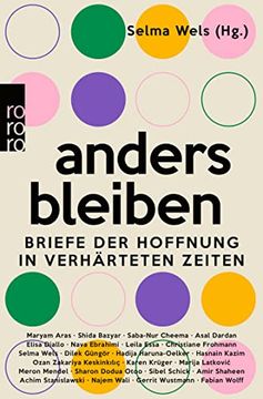 portada Anders Bleiben: Briefe der Hoffnung in Verhärteten Zeiten (en Alemán)