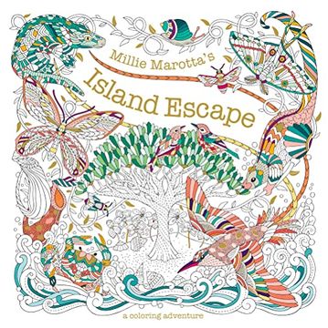 portada Millie Marotta'S Island Escape: A Coloring Adventure (a Millie Marotta Adult Coloring Book) 