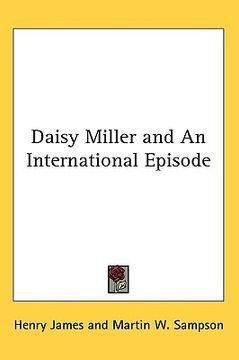 portada daisy miller and an international episode