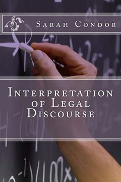 portada Interpretation of Legal Discourse