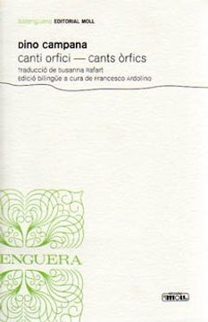 portada Canti Orfici-Cànts Òrfics (in Catalá)
