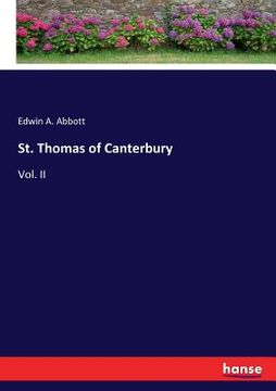 portada St. Thomas of Canterbury: Vol. II (en Inglés)
