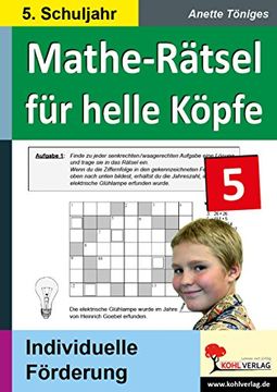 portada Mathe-Rätsel lösen / 5. Schuljahr (en Alemán)