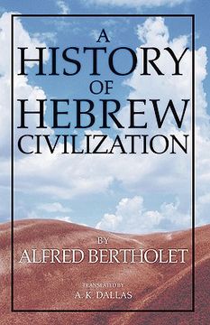portada history of hebrew civilization (en Inglés)