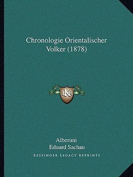 portada Chronologie Orientalischer Volker (1878) (en Alemán)