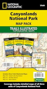 portada Canyonlands National Park [Map Pack Bundle] (National Geographic Trails Illustrated Map) (en Inglés)