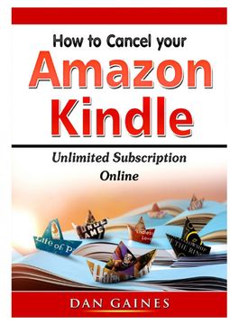 portada How to Cancel Amazon Kindle Unlimited Subscription Online (en Inglés)