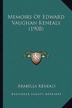 portada memoirs of edward vaughan kenealy (1908) (en Inglés)