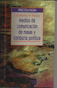 portada Medios de ComunicacióN de Masas y Conducta PolíTica