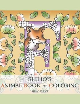 portada Shiho's Animal Book of Coloring (en Inglés)