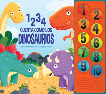 portada 1 2 3 4 Cuenta Como los Dinosaurios (in Spanish)