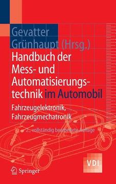 portada Handbuch der Mess- und Automatisierungstechnik im Automobil: Fahrzeugelektronik, Fahrzeugmechatronik