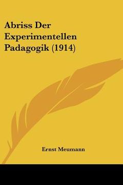 portada Abriss Der Experimentellen Padagogik (1914) (en Alemán)