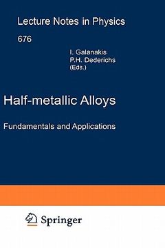 portada half-metallic alloys: fundamentals and applications (en Inglés)