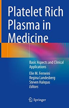 portada Platelet Rich Plasma in Medicine: Basic Aspects and Clinical Applications