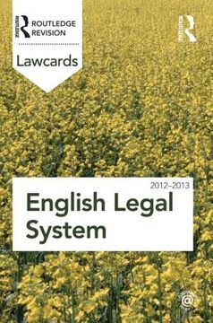 portada english legal system 2012-2013
