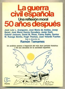 portada La Guerra Civil Española una Reflexion Moral 50 Años Despues