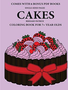 portada Coloring Book for 7+ Year Olds (Cakes) (en Inglés)