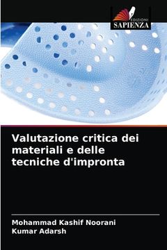 portada Valutazione critica dei materiali e delle tecniche d'impronta (en Italiano)