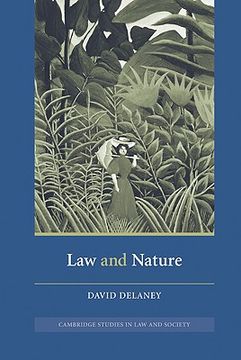 portada Law and Nature Hardback (Cambridge Studies in law and Society) (en Inglés)