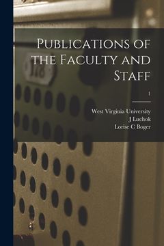 portada Publications of the Faculty and Staff; 1 (en Inglés)