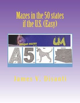 portada Mazes in the 50 states if the US (Easy) (Volume 2)