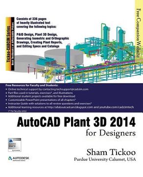 portada AutoCAD Plant 3D 2014 for Designers (in English)