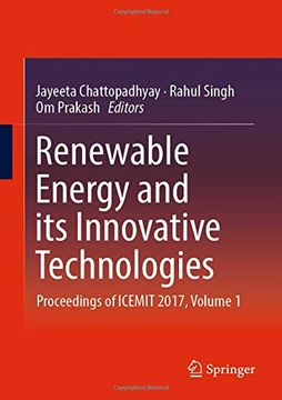 portada Renewable Energy and Its Innovative Technologies: Proceedings of Icemit 2017, Volume 1 (en Inglés)