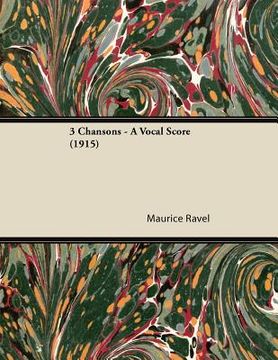 portada 3 chansons - a vocal score (1915) (in English)