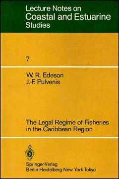 portada the legal regime of fisheries in the caribbean region (en Inglés)