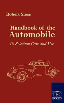 portada handbook of the automobile (en Inglés)
