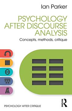 portada Psychology After Discourse Analysis: Concepts, Methods, Critique (Psychology After Critique) (en Inglés)