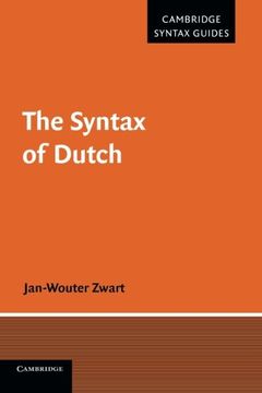 portada The Syntax of Dutch (Cambridge Syntax Guides) (en Inglés)