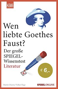 portada Wen Liebte Goethes "Faust"? Der Große Spiegel-Wissenstest Literatur (en Alemán)