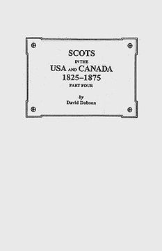 portada scots in the usa and canada, 1825-1875. part four