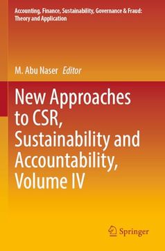 portada New Approaches to Csr, Sustainability and Accountability, Volume iv (en Inglés)