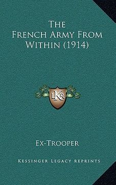 portada the french army from within (1914) (en Inglés)